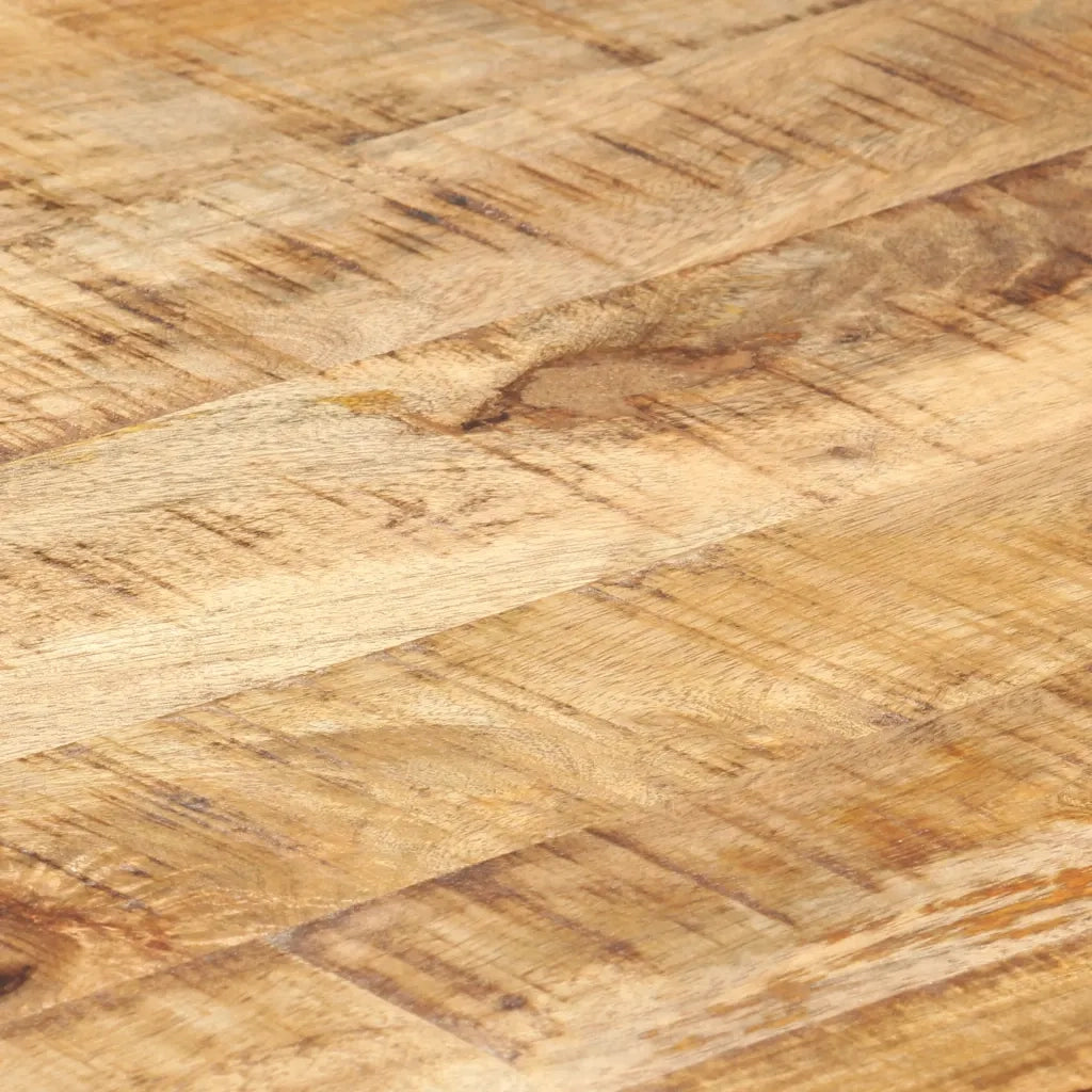 Tavolino da Salotto-Tavolino da soggiorno-Tavolo 110x60x40 cm in Legno di Mango Grezzo