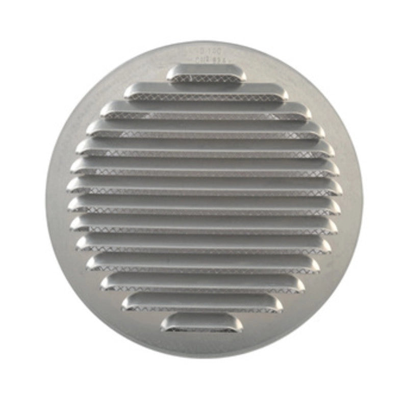 GRIGLIA AERAZIONE ALLUM C/RETE ANTINS D 100 MM