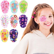 Pannolenti per bambini 24 pezzi - Adesivi autoadesivi - Respiranti - Multicolore - Comodi - Strisce adesive morbide per bambini - Maschera per gli occhi