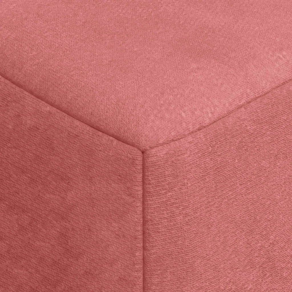 Divano Letto Pieghevole Rosa 60 x 70 x 41 cm Tessuto 900061