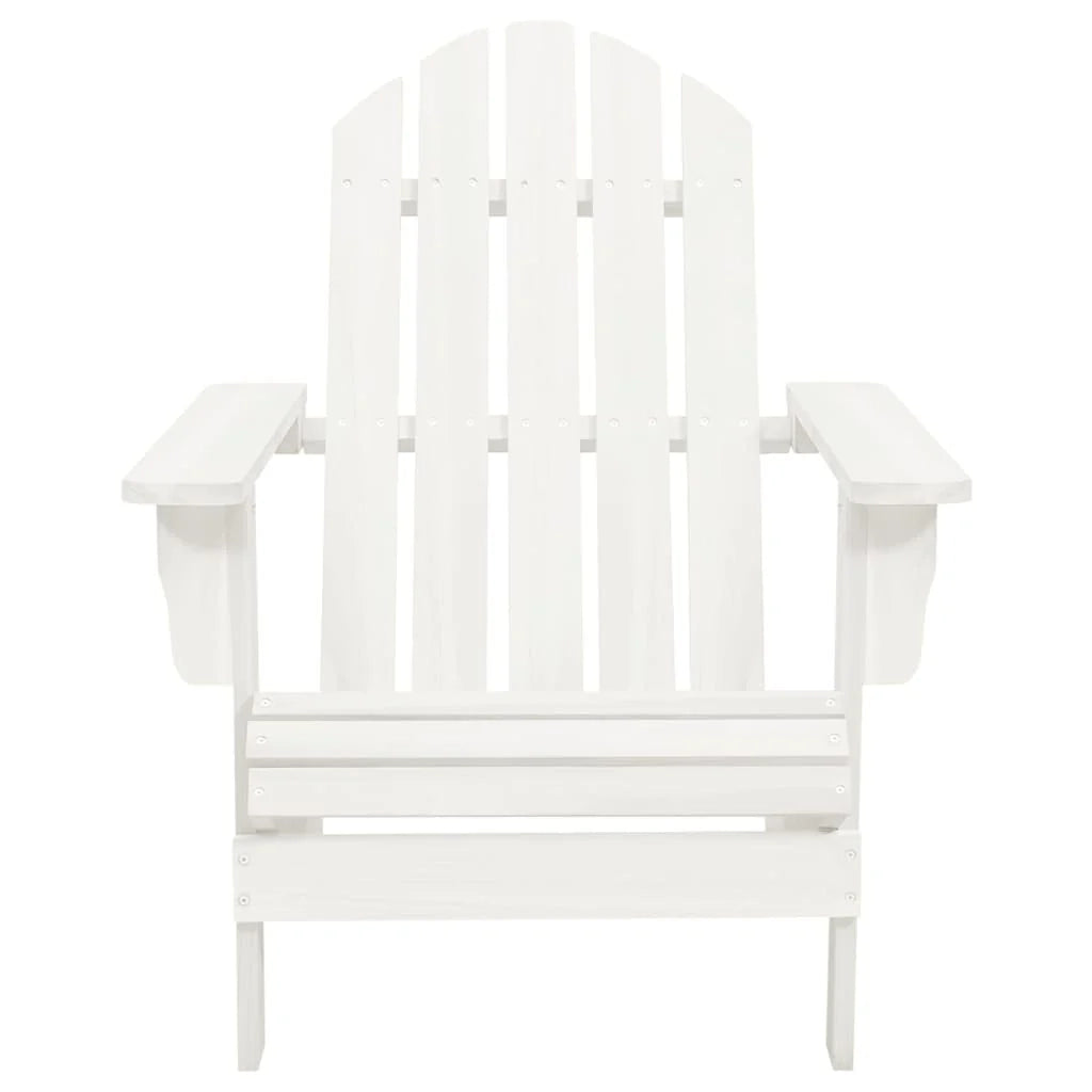 Sedia da giardino Adirondack con pouf e tavolo in abete bianco 02_0013325