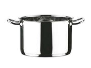 PENTOLA 2 MANICI IN ACCIAIO INOX 18/10  cm.28 lt.14