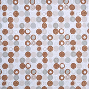 TENDA DOCCIA IN TESSUTO MARRONE 180X200 RIBOT