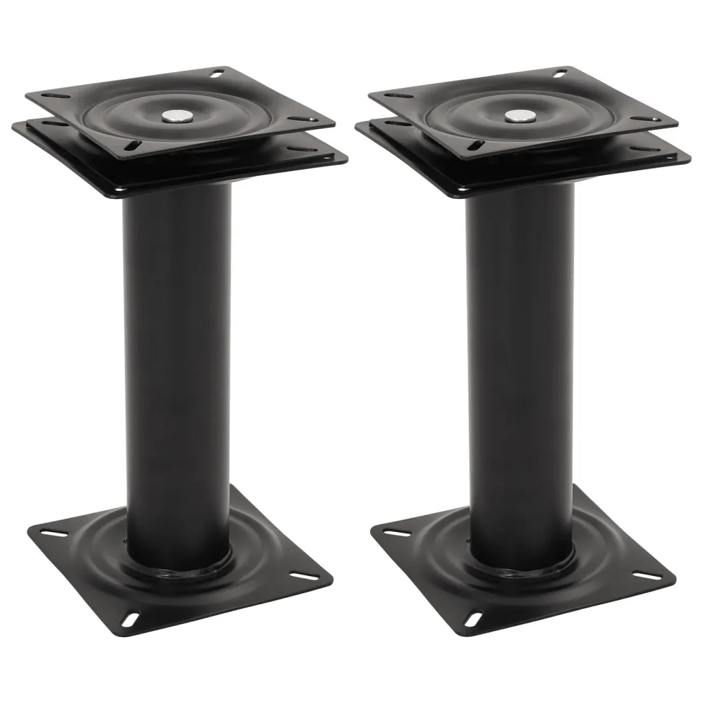 Supporti Sedile Barca 2pzcon Sedile Girevole a 360Â° in Acciaio