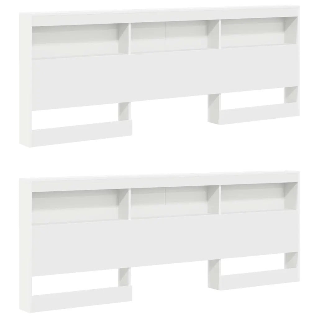 Letto Libreria Bianco 180 x 200 cm Legno multistrato 3335744