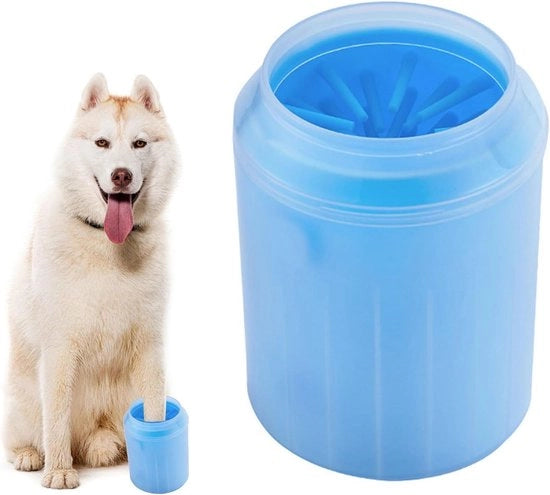 Rimuovitore di residui per cani portatile - Pulitore per cani con setole di silicone morbide