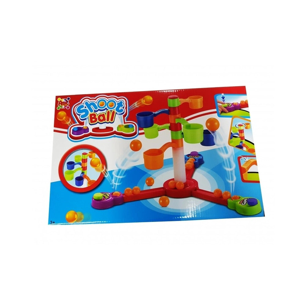 Trade Shop - Set Shoot Ball Shooter Lancia 12 Palline Gioco Mira Precisione Abilita' Sportivo -