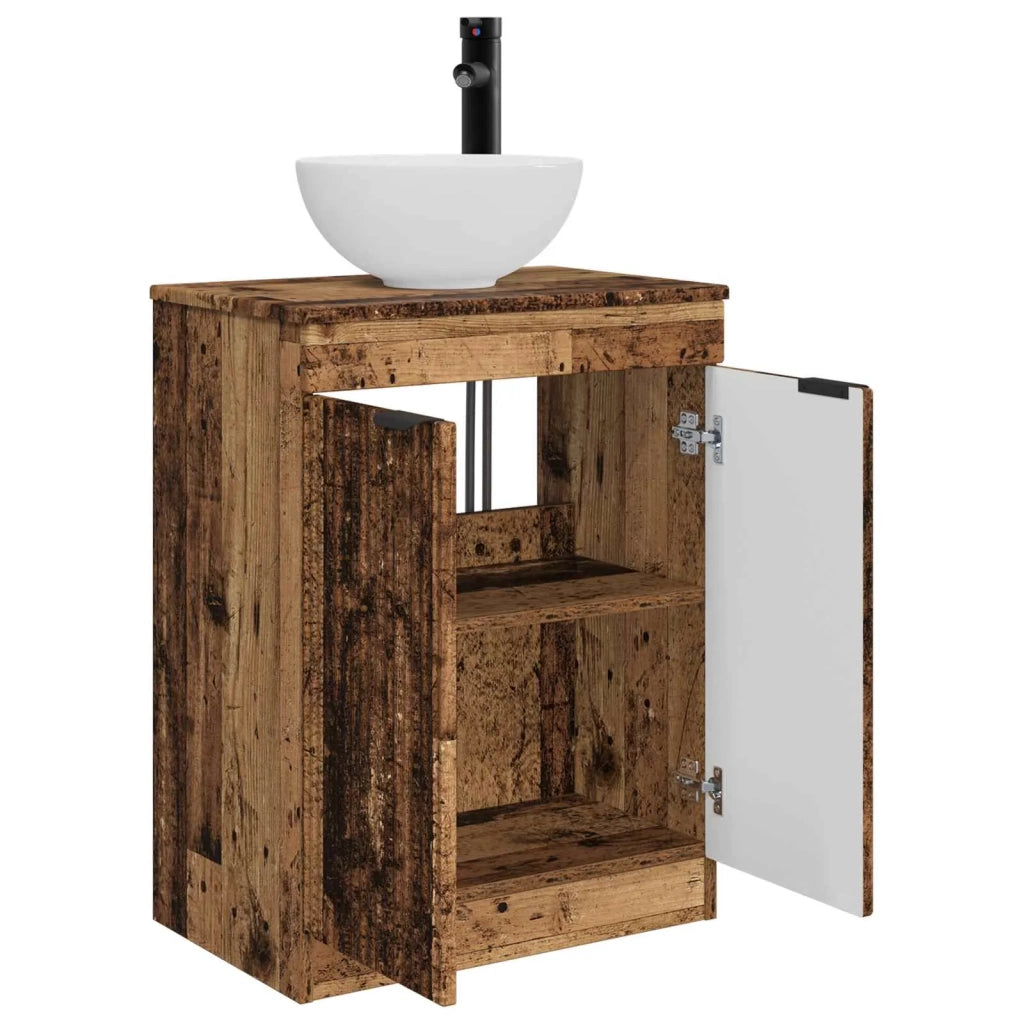 Mobile da bagno con lavabo Legno antico 54 x 35 x 83 cm