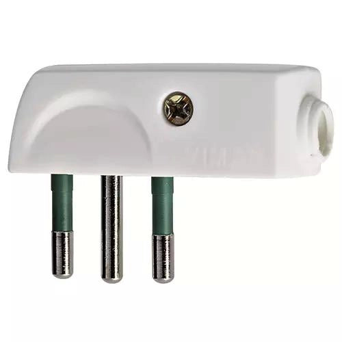 SPINA 2P+T 10A SPA11 90° BIANCO