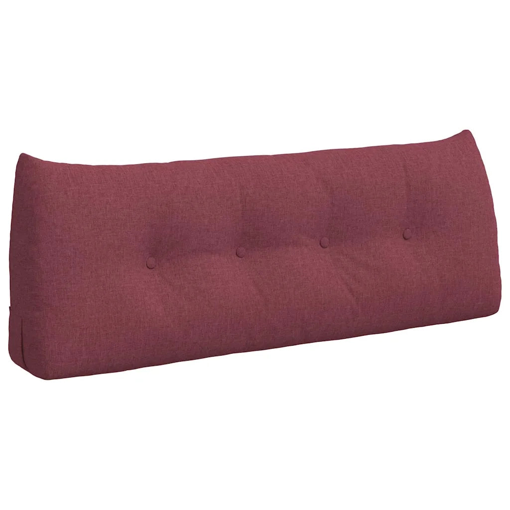 Cuscino per Schiena | Cuscino dorsale Rosso Vino 120 x 24 x 50 cm Tessuto