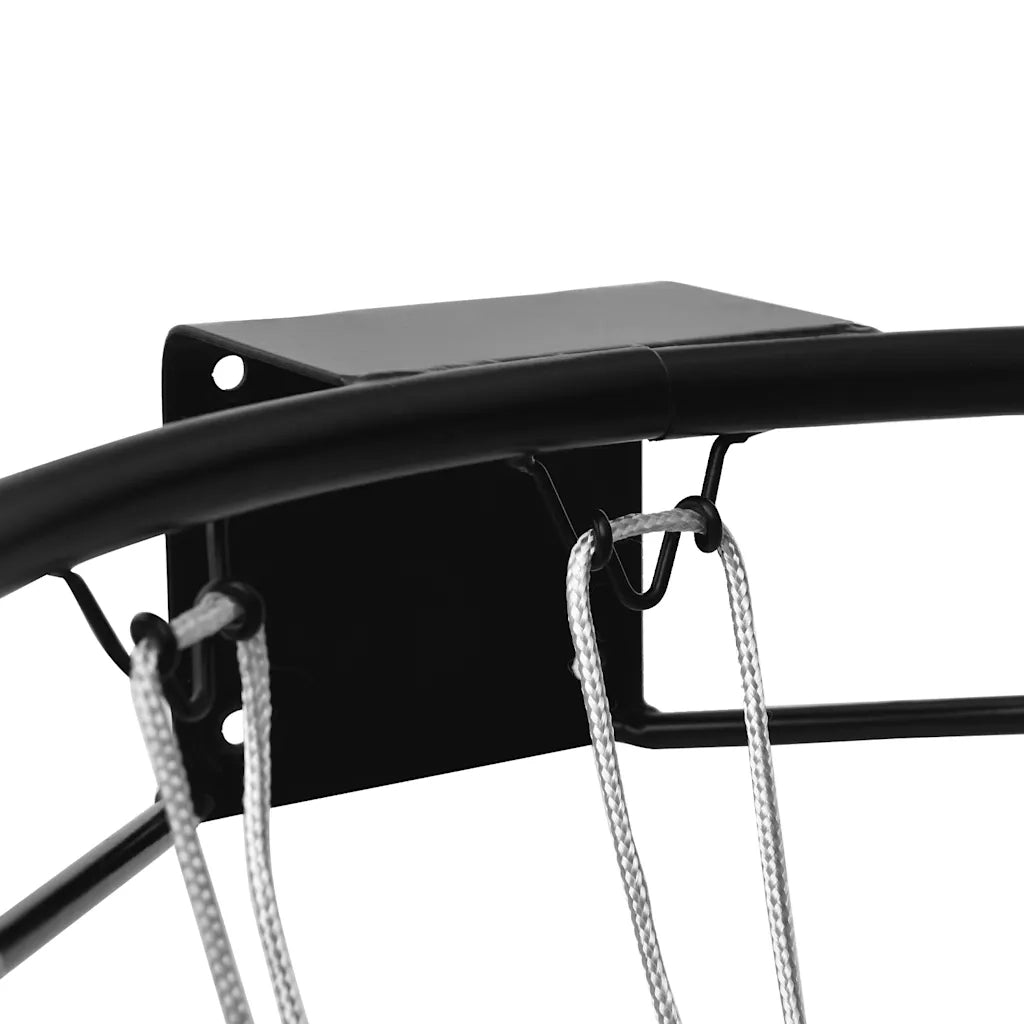 Canestro da Basket Nero 45 cm Acciaio CFW1618416