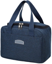 Tas isolata per picnic, borsa isolata portatile, contenitore caldo per cibo freddo per viaggi di lavoro, pranzo scolastico, pranzo lavorativo, avventure all'aperto, roadtrips (blu marino)