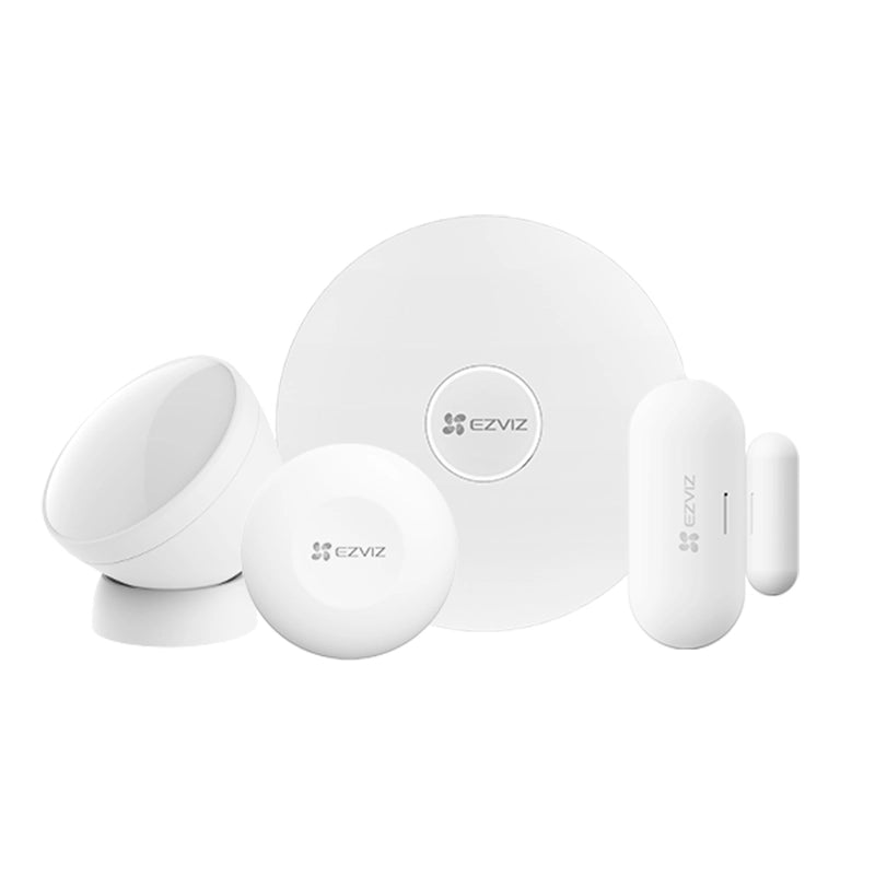 EZVIZ A3 KIT - CENTRALINA - SENSORE PIR - SENSORE APERTURA/CHIUSURA - PULSANTE - ZIGBEE