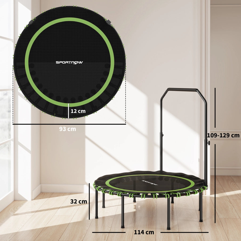 Trampolino Fitness ¨C zephmum ¨C Verde, Acciaio e Plastica