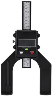 Misuratore di profondità digitale con design a magneti e schermo LCD - portata di misura 0-80mm - richiesta di contenuto HTML.