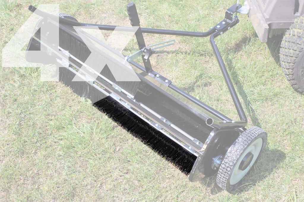 Spazzole di ricambio 50 cm per spazzatrice da prato da 95 cm 4 pezzi Trattorino tosaerba