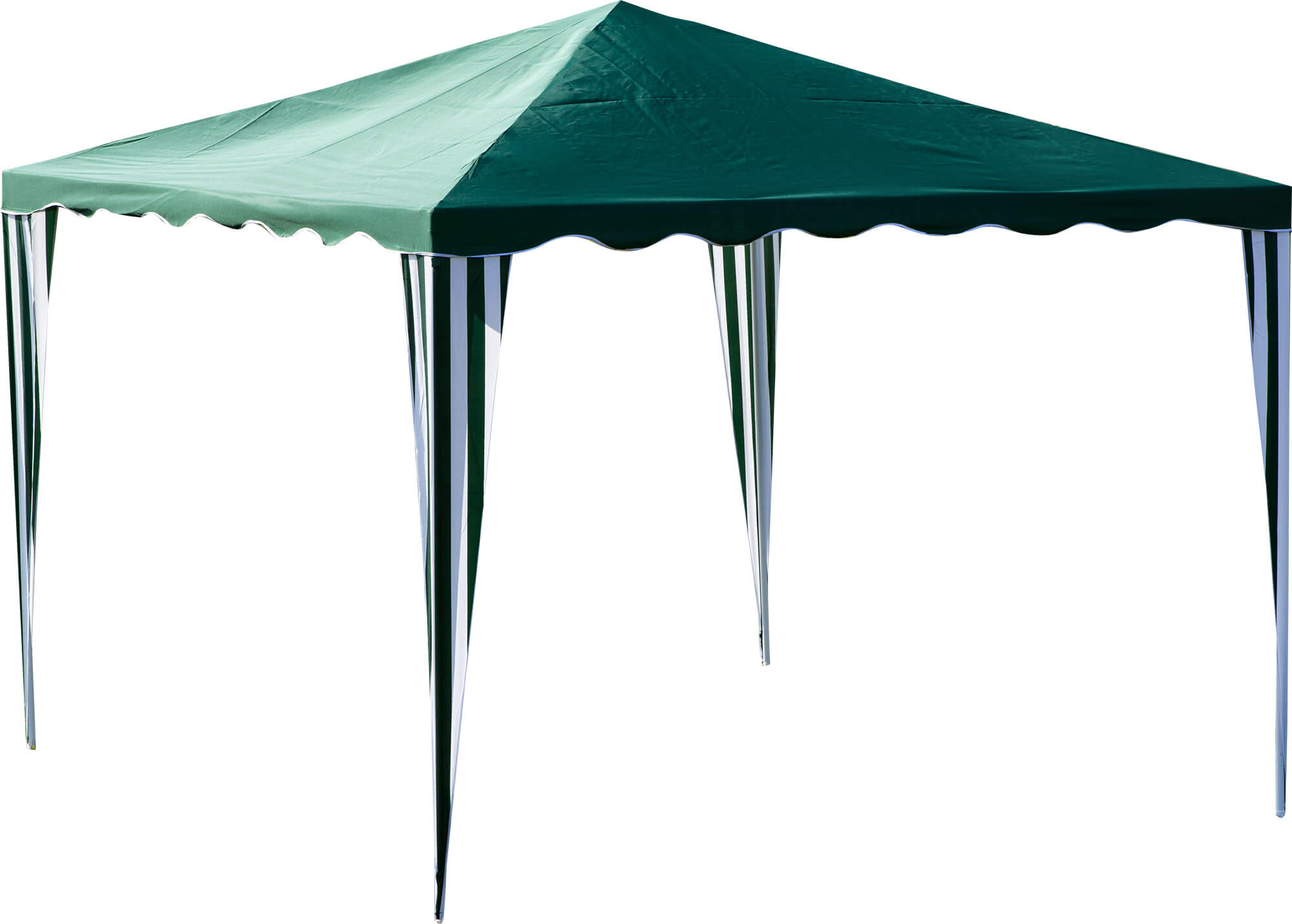 Gazebo da Giardino in Acciaio 2x2m Bauer Verde