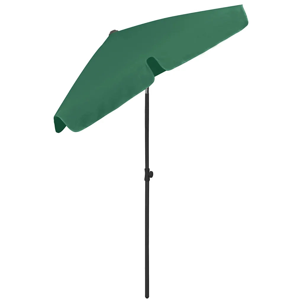 Ombrellone da Spiaggia Verde 180x120 cm 314720