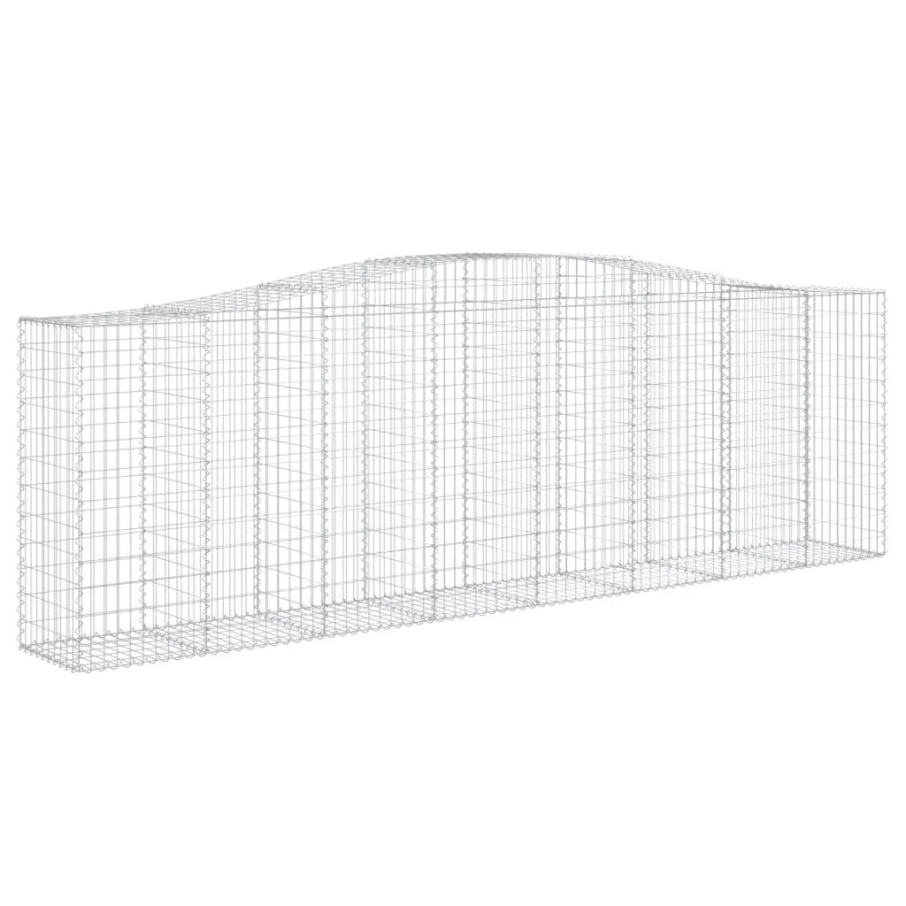Cesti Gabbioni ad Arco 20 pz 400x50x120/140 cm Ferro Zincato 3145979