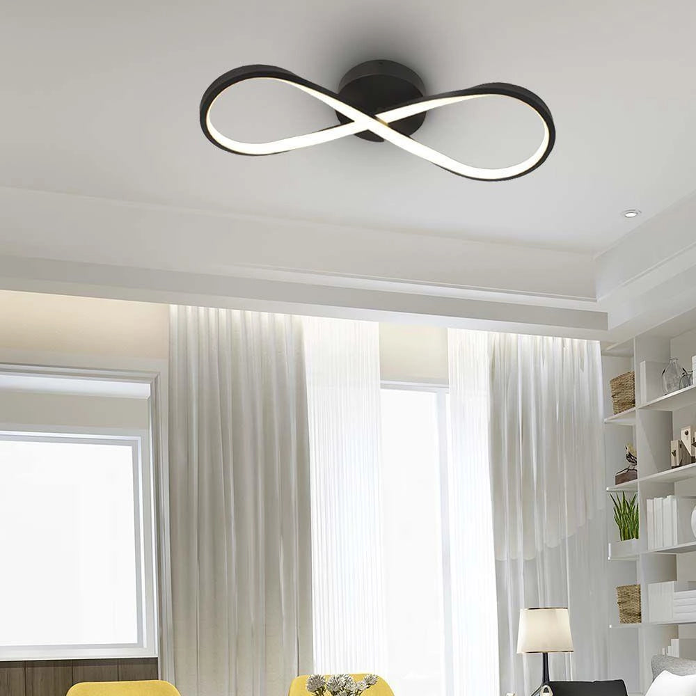 Plafoniera LED nera V-TAC VT-7789 24W 3000K 52,5cm