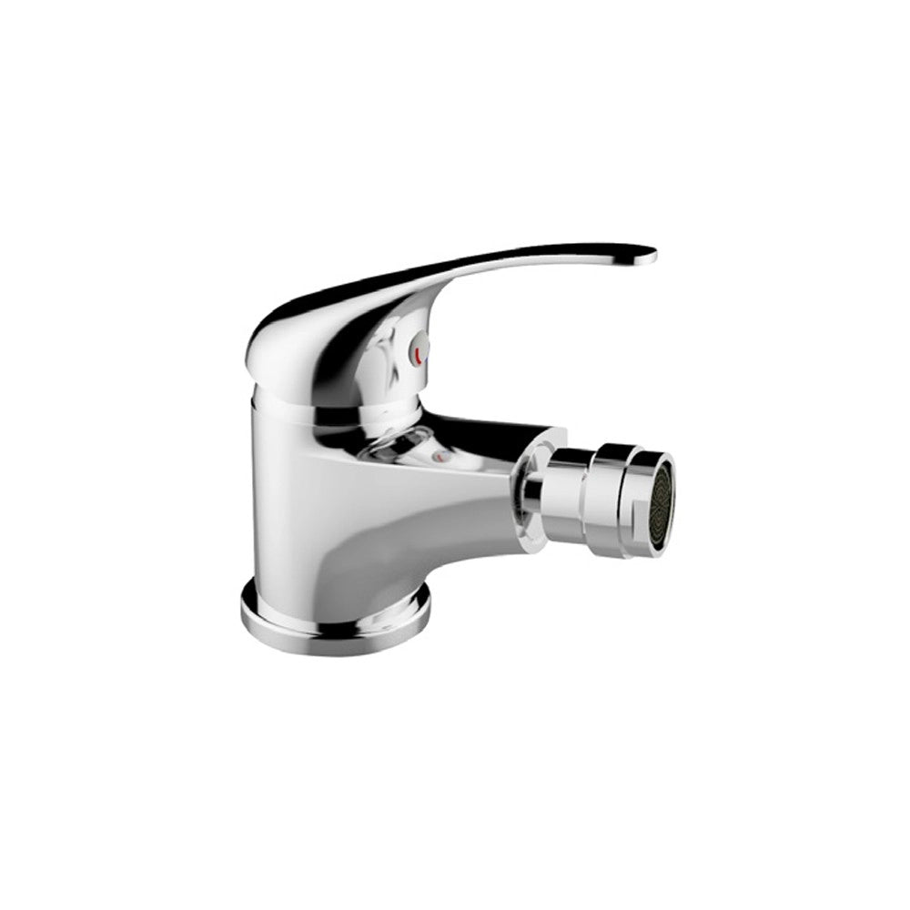 Rubinetto bidet serie eva, finitura cromata