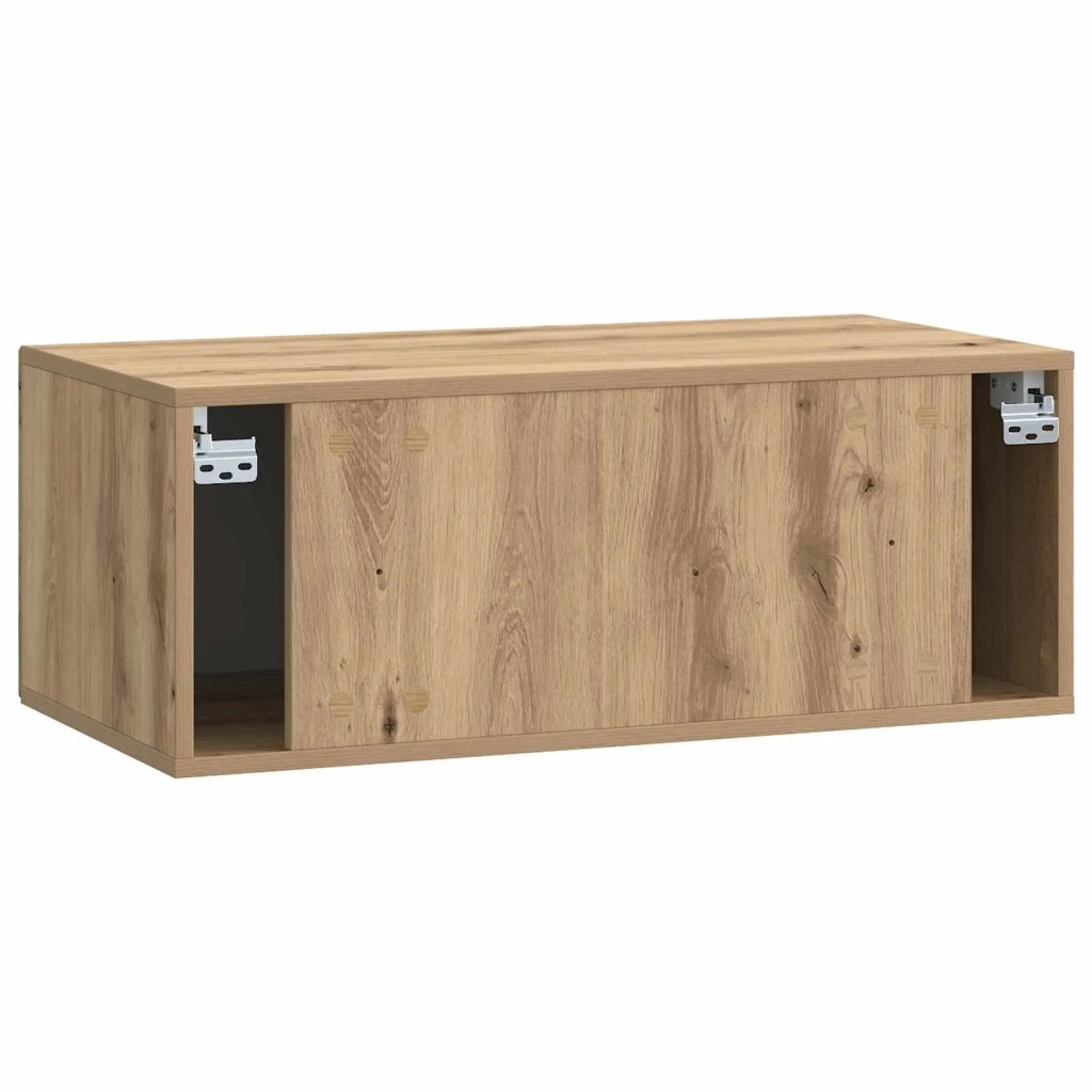Mobile Porta TV da Muro Rovere Artigianale 78,5 x 41 x 30 cm 898184