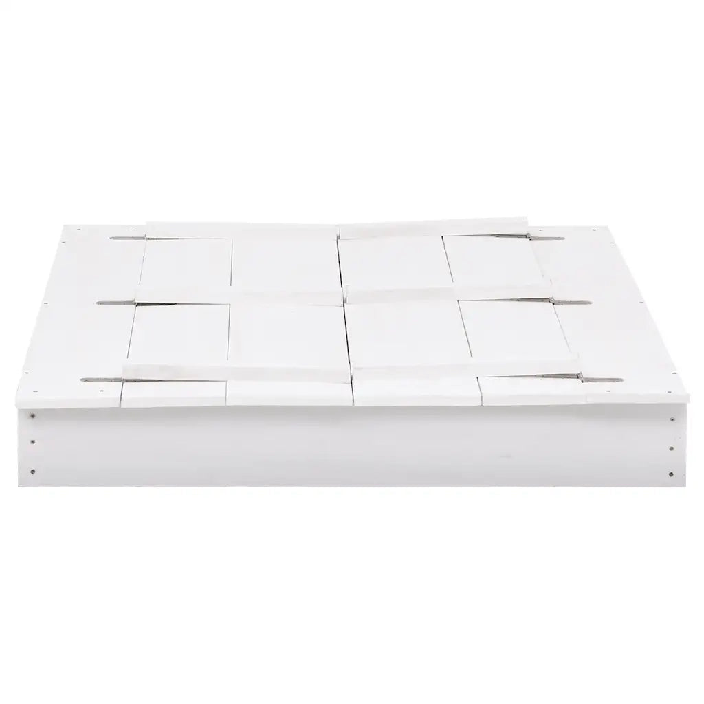 Sabbiera in Legno di Abete Bianca 95x90x15 cm cod mxl 77515