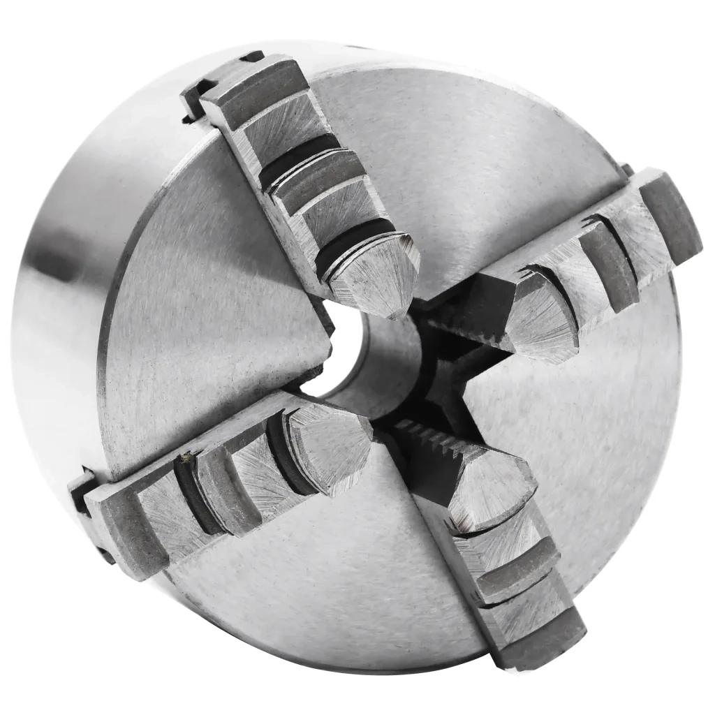 Mandrino per Tornio a 4 Griffe Autocentrante 100 mm in Acciaio cod mxl 40986