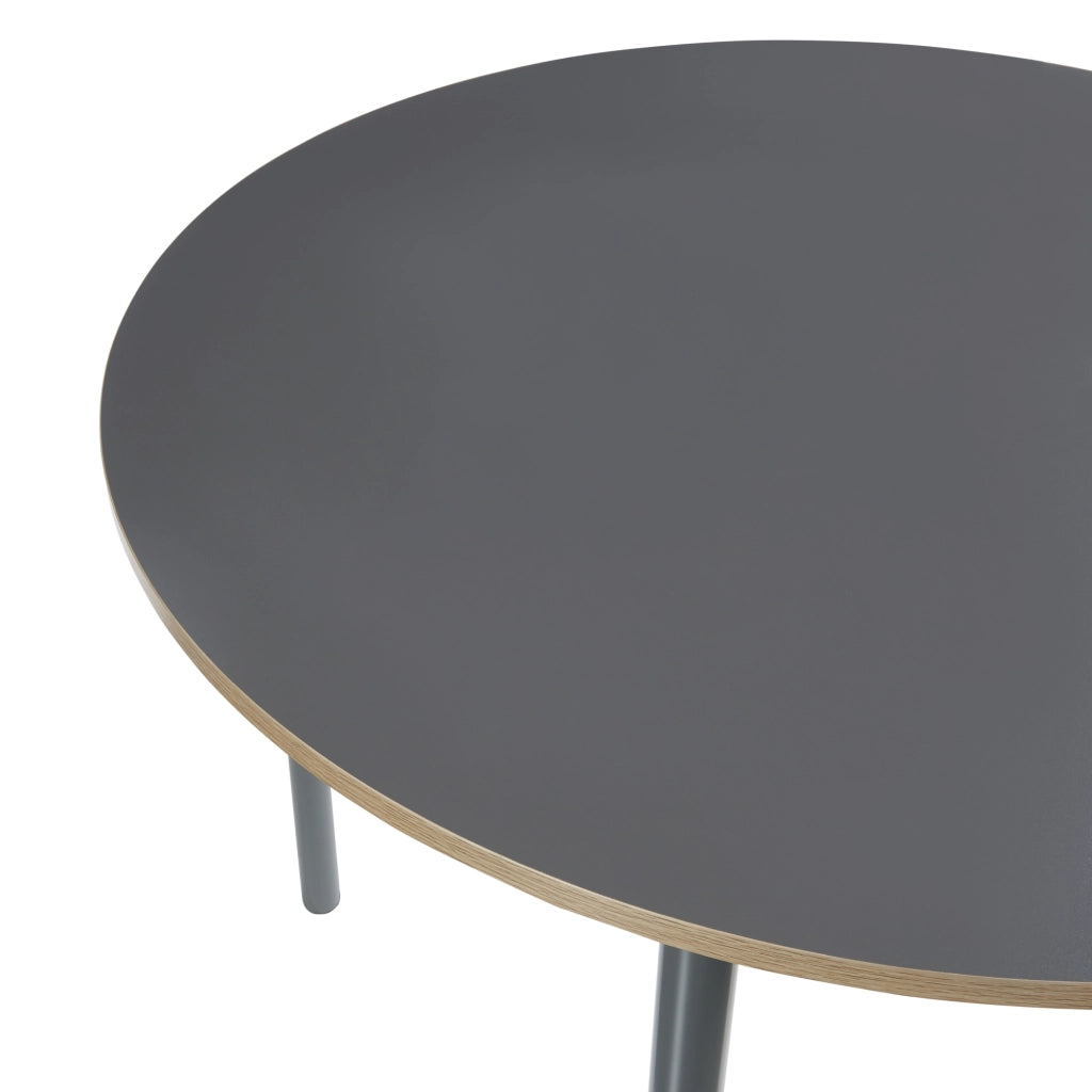 Tavolo da Sala Pranzo Lindesberg Ø100 cm Grigio [en.casa]