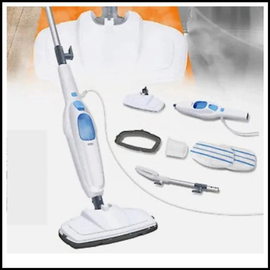 Stommatore multifunzionale 10 in 1 - 1500W - Stommatore per pavimenti, tappeti, finestre e mobili - 400ml serbatoio di acqua - Asta in alluminio - Senza prodotti chimici