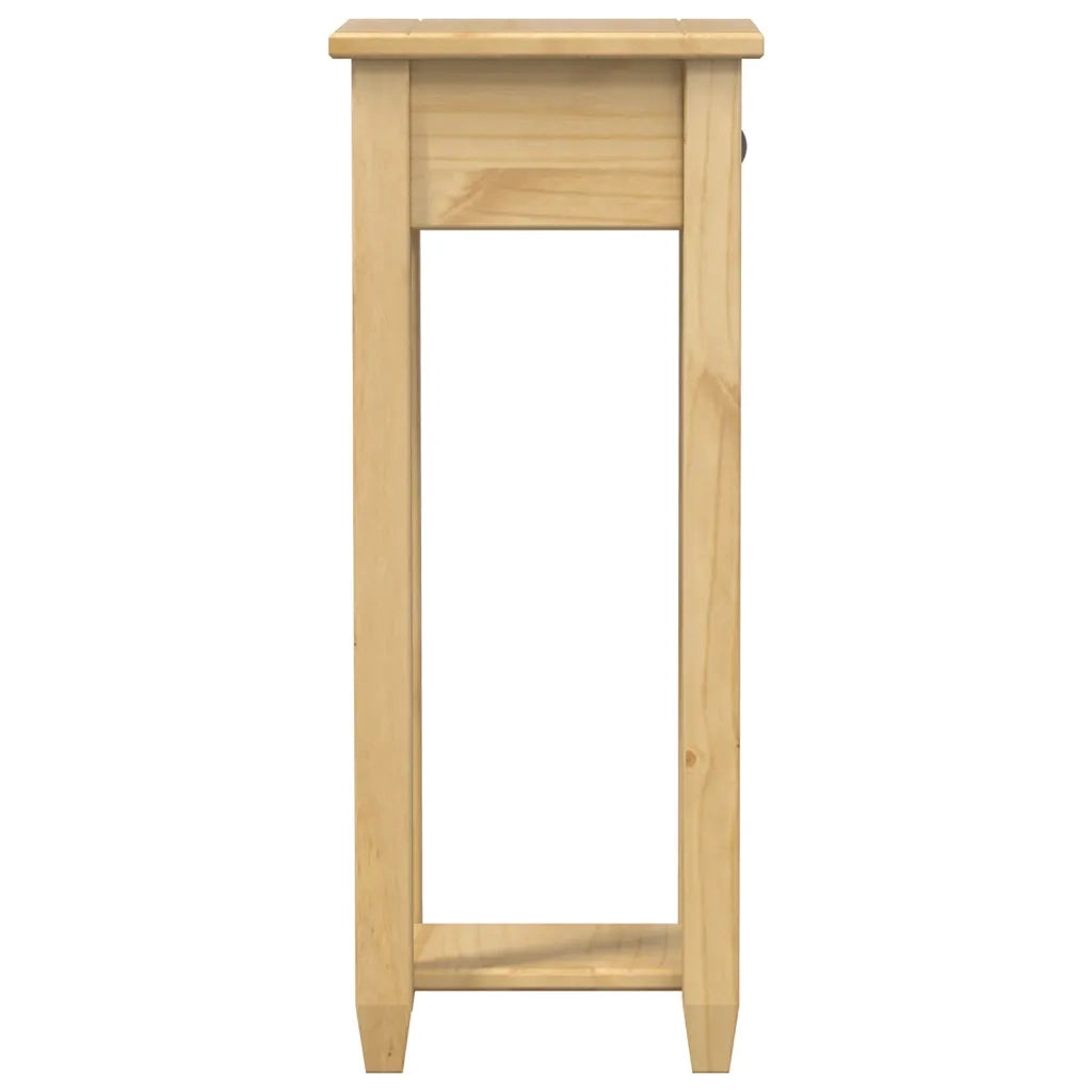 Porta Piante Corona 30x30x73 cm in Legno Massello di Pino