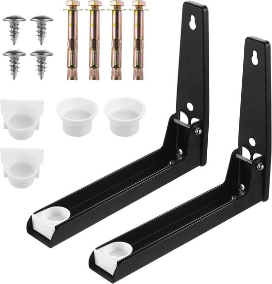 Supporto per microonde in acciaio inossidabile - Racks regolabili - 2 pezzi - Piccolo supporto per forno