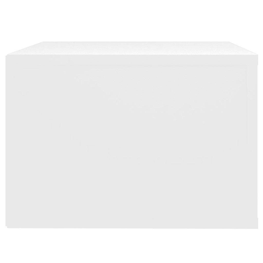 Comodino a Parete Bianco 50x36x25 cm 816840