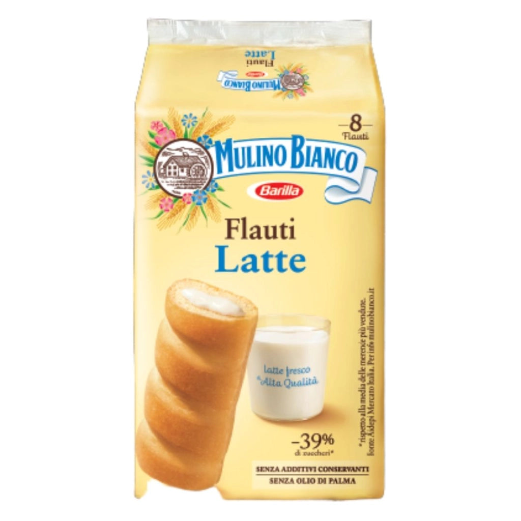 Mulino bianco flauti al latte in confezione da 8 flauti - 280 grammi totali