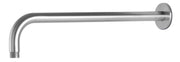Braccio Soffione Doccia Tondo 40 cm in Acciaio Inox Satinato Nilo