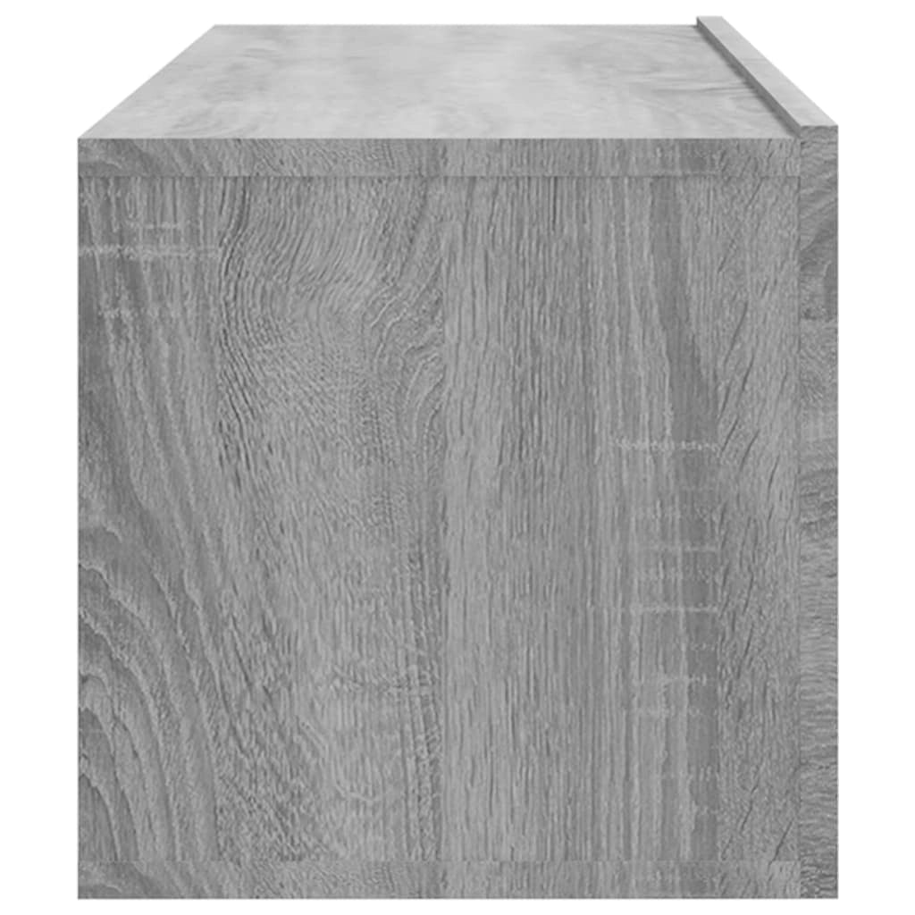 Mobile TV multimediale da parete mensola TV credenza mobile TV sala da pranzo soggiorno camera da letto 4 pezzi Sonoma 100 x 30 x 30 cm grigio 02_0029087