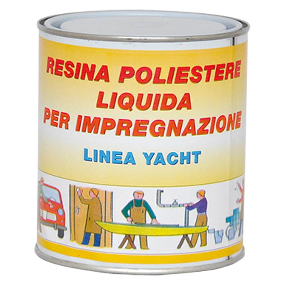 RESINA POLIESTERE TRASPARENTE gr. 750  - SPRINTCHIMICA