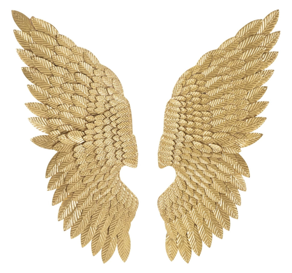 Pannello Ali Beauty 37,5x100x3 cm in Ferro Oro