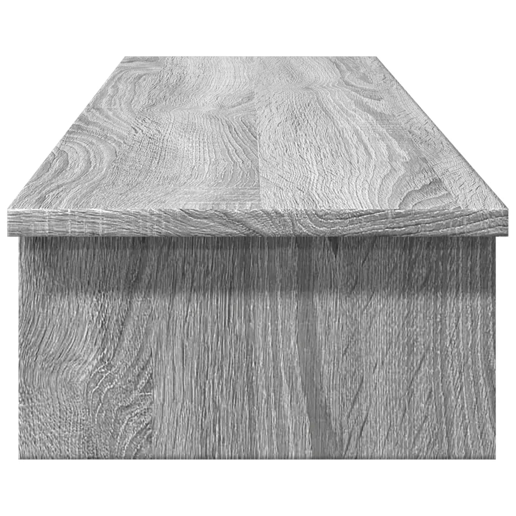 Supporto per Monitor Grigio Sonoma 100x27x15 cm in Truciolato