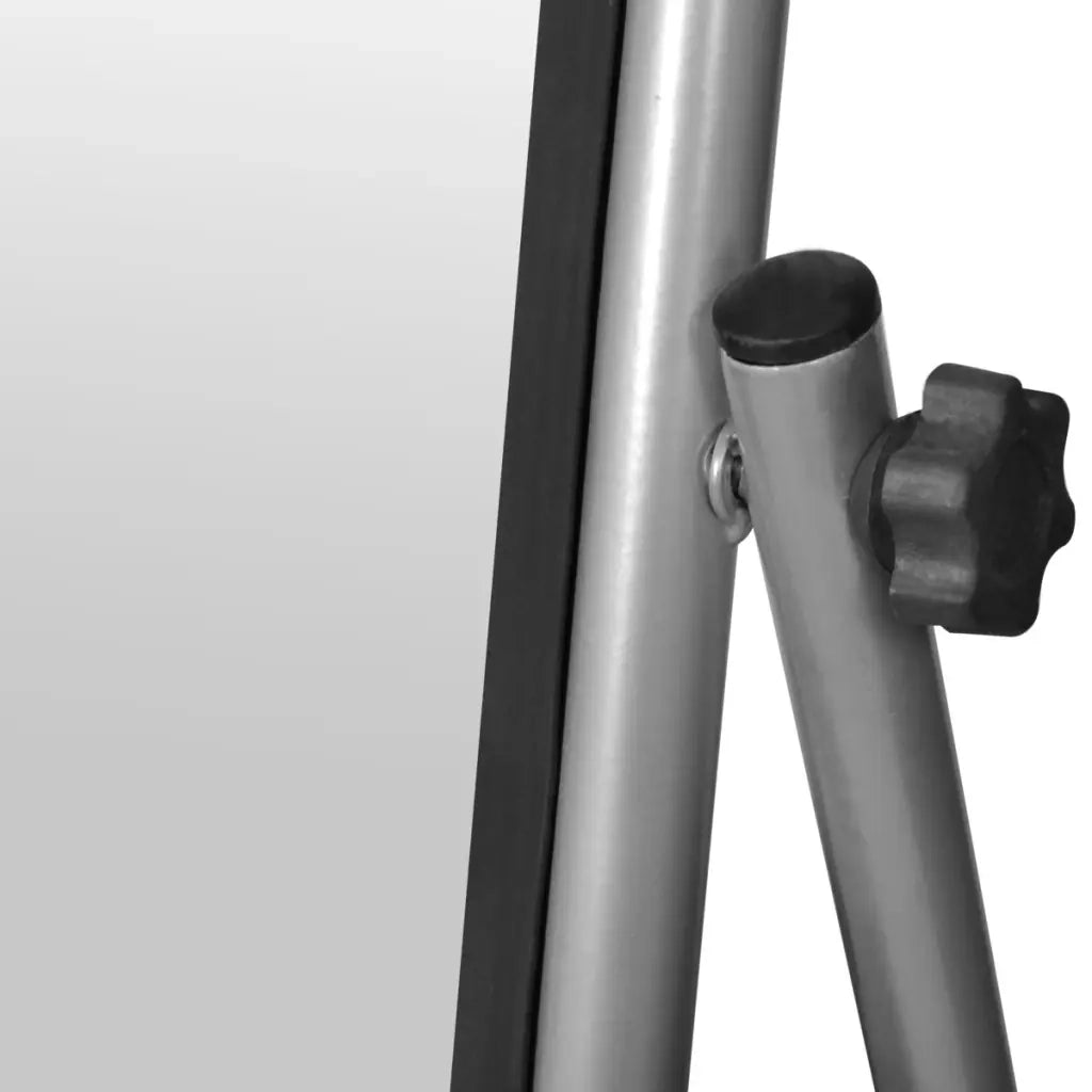 Specchio Autoportante a Figura Intera Rettangolare Grigio 240580