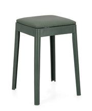 Sgabello in Plastica con Seduta Imbottita Scooby Impilabile Bizzotto Colore: Verde Petrolio