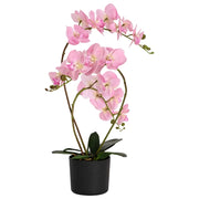 Pianta di Orchidea Artificiale con Vaso Rosa 45 x 15 x 65 cm 42042080
