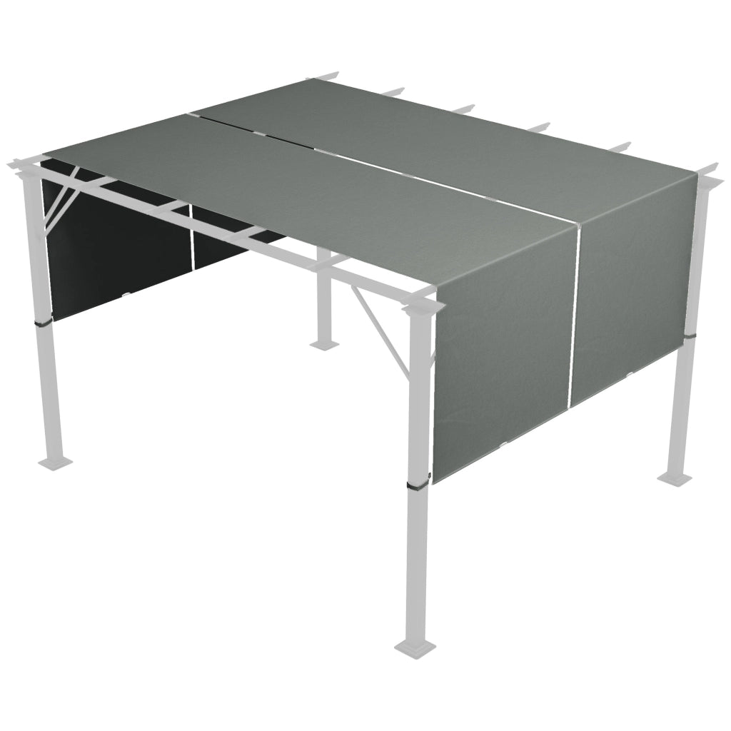 Telo pergola retrattile ¨C zephmum ¨C grigio scuro 4.9x1.2m