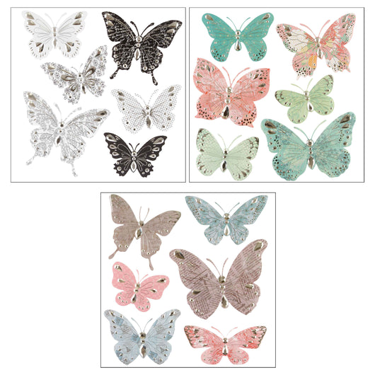 STICKER FARFALLA 30X30 CM