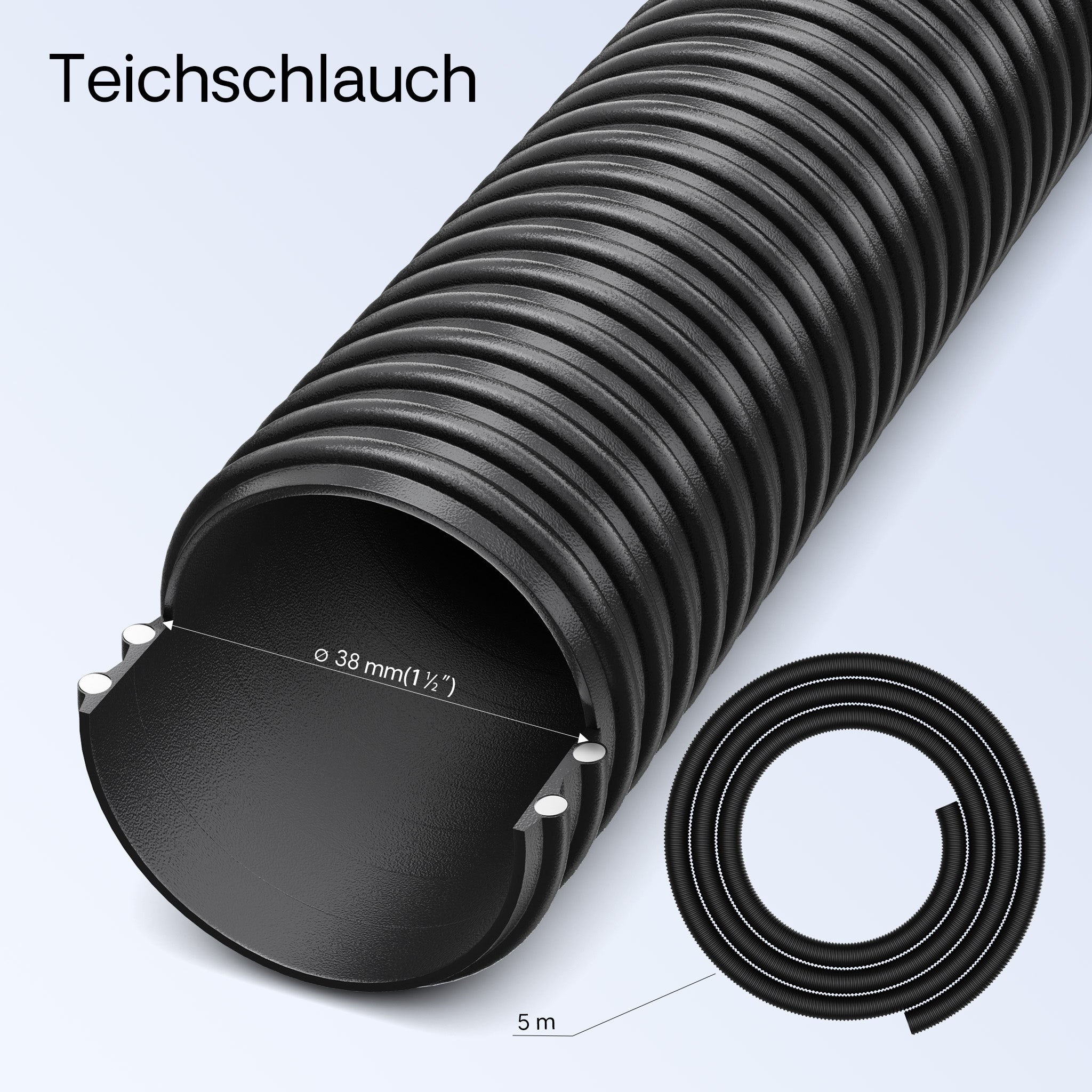 Set per laghetti Filtro CPF-10000 12000l 11W UVC Pompa NEO3800 Tubo