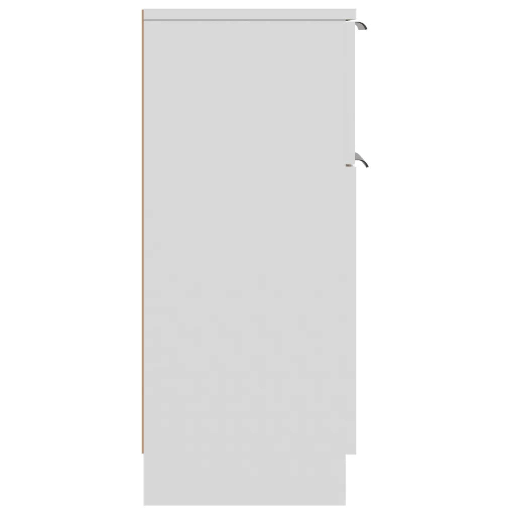 Credenze 2 pz Bianche 30x30x70 cm in Legno Multistrato cod mxl 9966