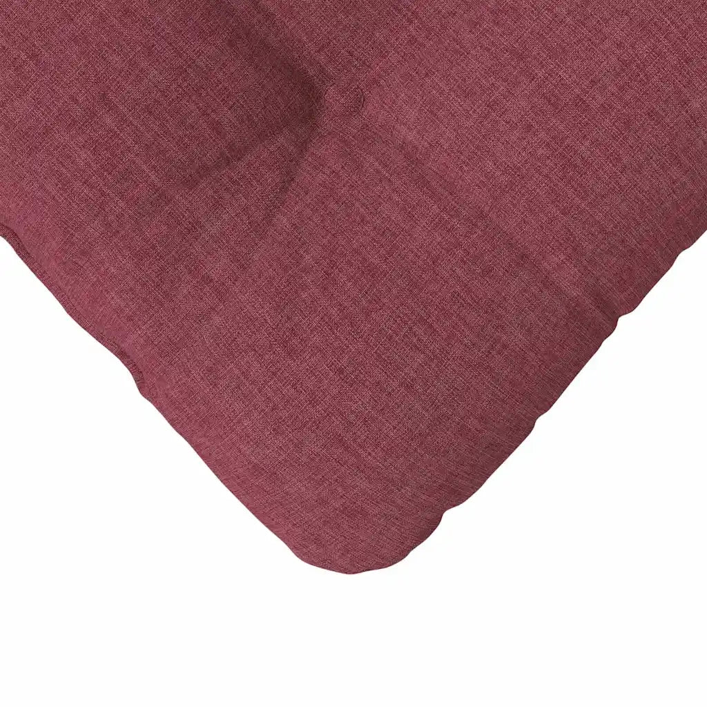 Cuscini per Seduta 4 pcs Rosso Vino 40 x 40 x 12 cm Tessuto