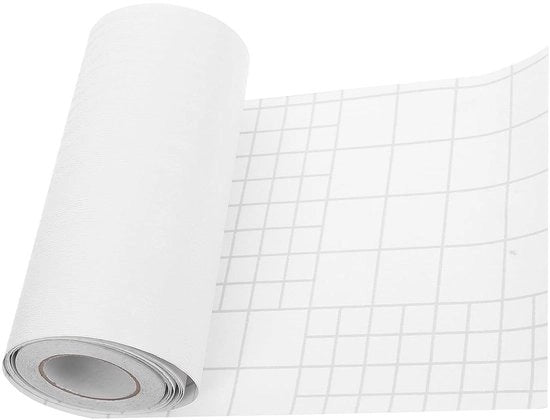 Flexibele plint PVC sierlijst con funzione di copertura e adesivo per decorazione del pavimento con funzione di staccatura e aderenza in bianco.