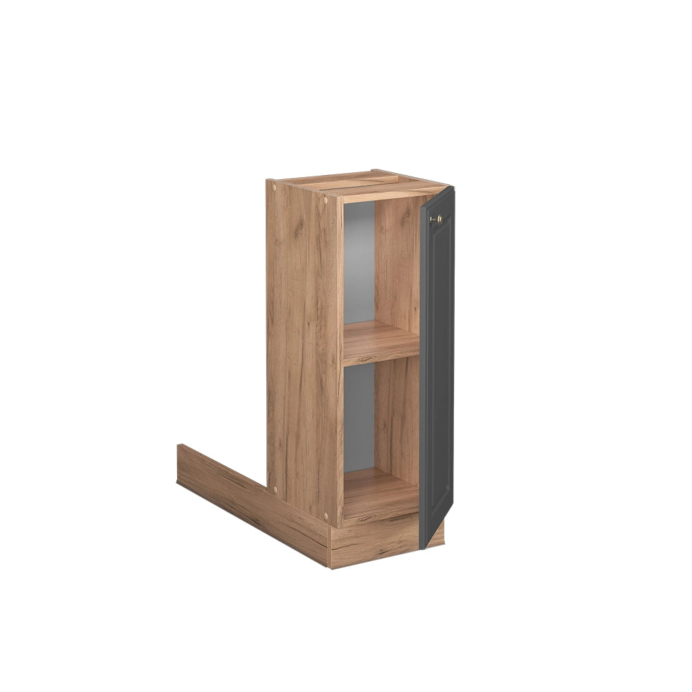 Vicco Isola cucina Antracite-oro 30 cm senza piano di lavoro
