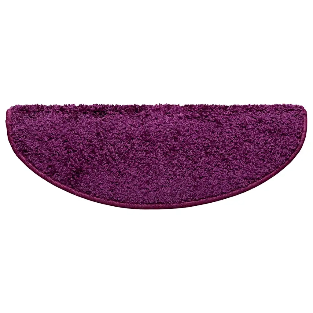 Tappetini per Scale 15 pz Viola 65x21x4 cm